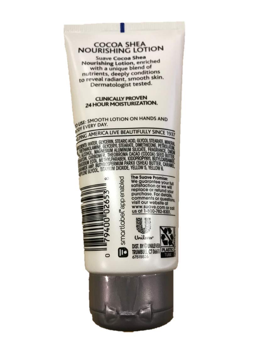 Suave Skin Therapy Cocoa Butter Moisturizer With Shea Butter, 3 fl oz Beauty & Personal Care Suave