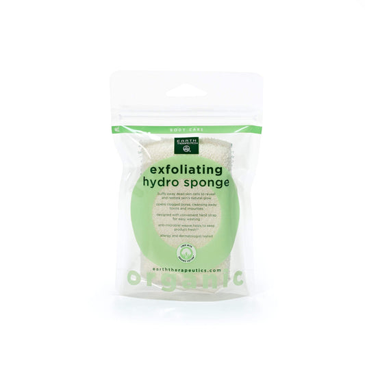 Earth Therapeutics Cotton Exfoliating Hydro Sponge - Rectangular Beauty and Personal Care Earth Therapeutics