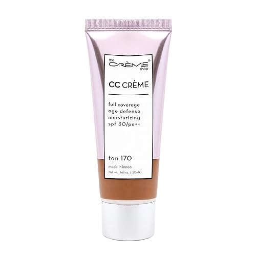 The Creme Shop Color-Adapting Makeup Infused with Kokum Butter, Grapeseed Oil, Cica, Vitamin C, and Aloe Leaf Extract - Full Coverage, Hydrating, SPF Beauty & Personal Care The Crème Shop