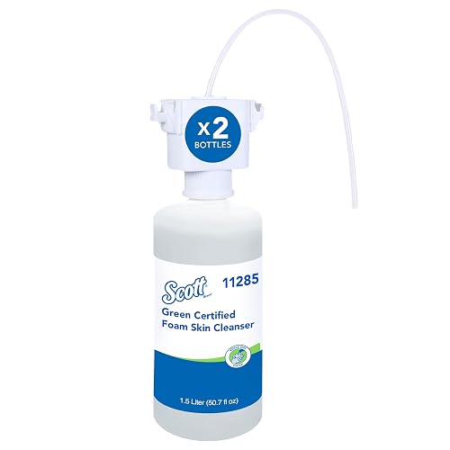 Scott Professional Green Certified Foam Hand Soap (11285), 1.5 L, Foaming, Clear, No Fragrance Added, Under-Counter Refills for Kimberly-Clark Beauty & Personal Care Scott Professional
