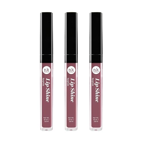 NICKA K NEW YORK Lipshine, Cosmetics, vibrant colors, bright colors, shining lips, lip shine, long lasting (AMZ264) Beauty & Personal Care NICKA K NEW YORK