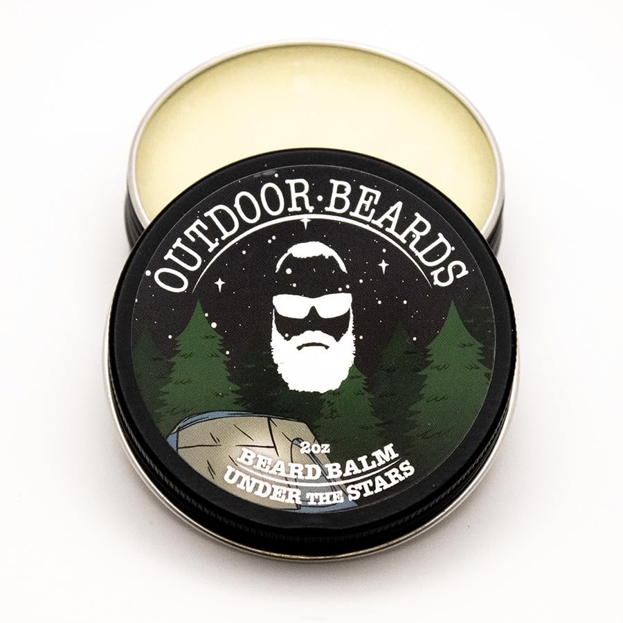 Outdoor Beards Beard Balm - 2 oz Cleansing Balm for Beards Short or Long - Beard Conditioner for Men - Essential Moisturizer for Every Man's Beard Beauty and Personal Care Outdoor Beards