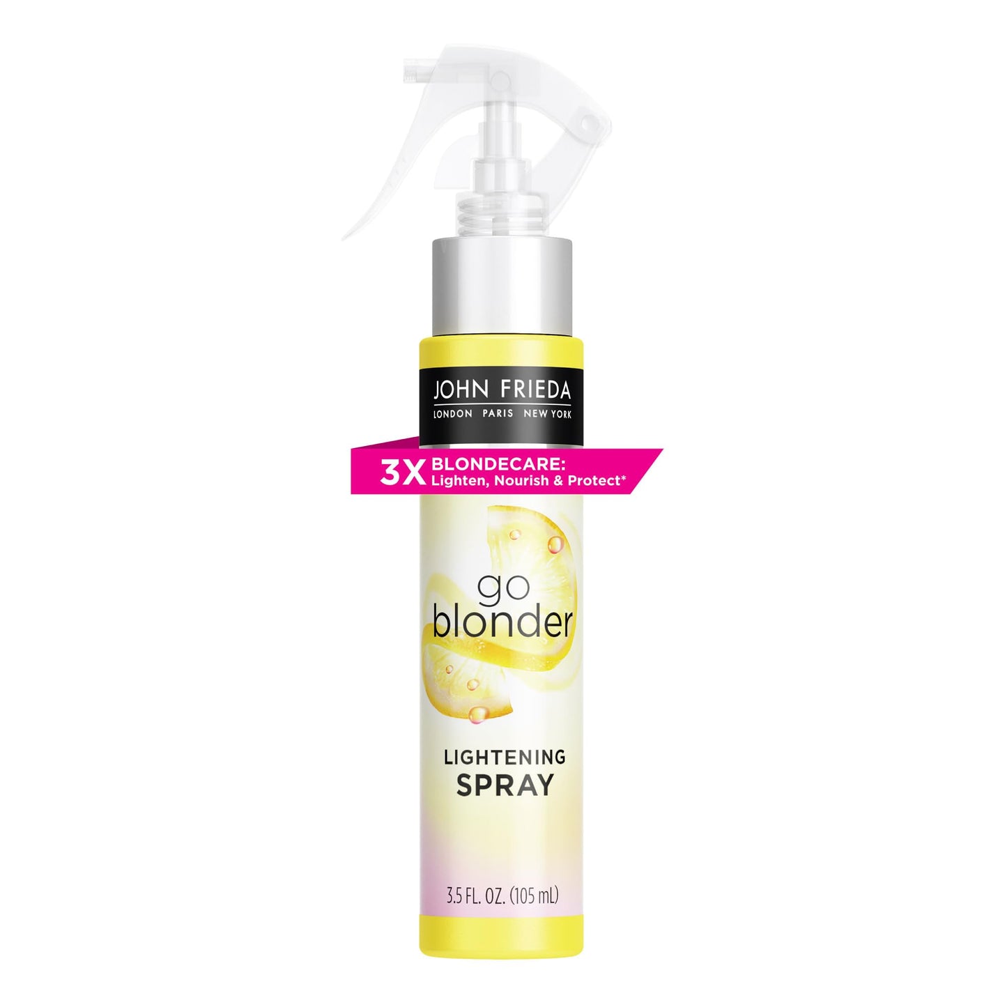 John Frieda Go Blonder Lightening Spray, Controlled Hair Lightener to Gradually Lighten Hair, with Citrus and Chamomile BlondMend Technology, 3.5 Oz Beauty & Personal Care John Frieda