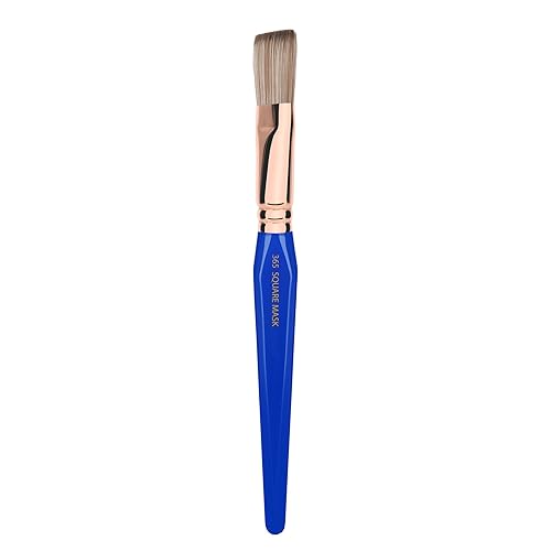 Bdellium Tools Professional Makeup Brush - Golden Triangle 365 Square Mask - With All Vegan and Soft Synthetic Fibers, For Applying Face Masks (Blue Beauty & Personal Care BDELLIUM TOOLS