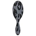 Wet Brush Original Detangler Hair Brush, Dark Gray Leopard (Safari), Ultra-Soft IntelliFlex Bristles, Detangling Bristles Glide Through Tangles (Wet Beauty & Personal Care Wet Brush