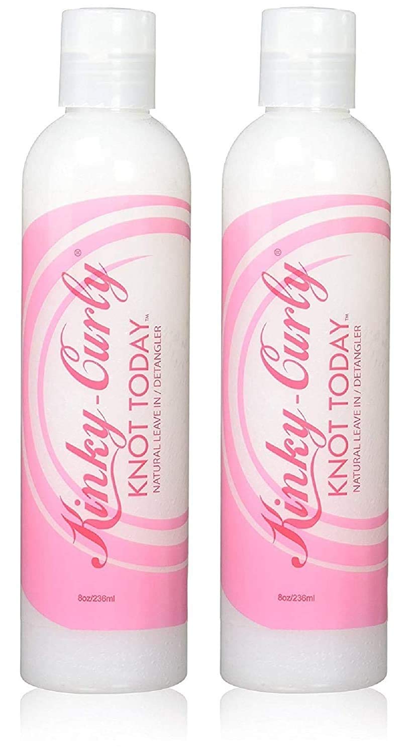 Kinky-Curly Knot Today Leave In Conditioner/Detangler - (2 Pack of 8 oz) Beauty & Personal Care Kinky Curly