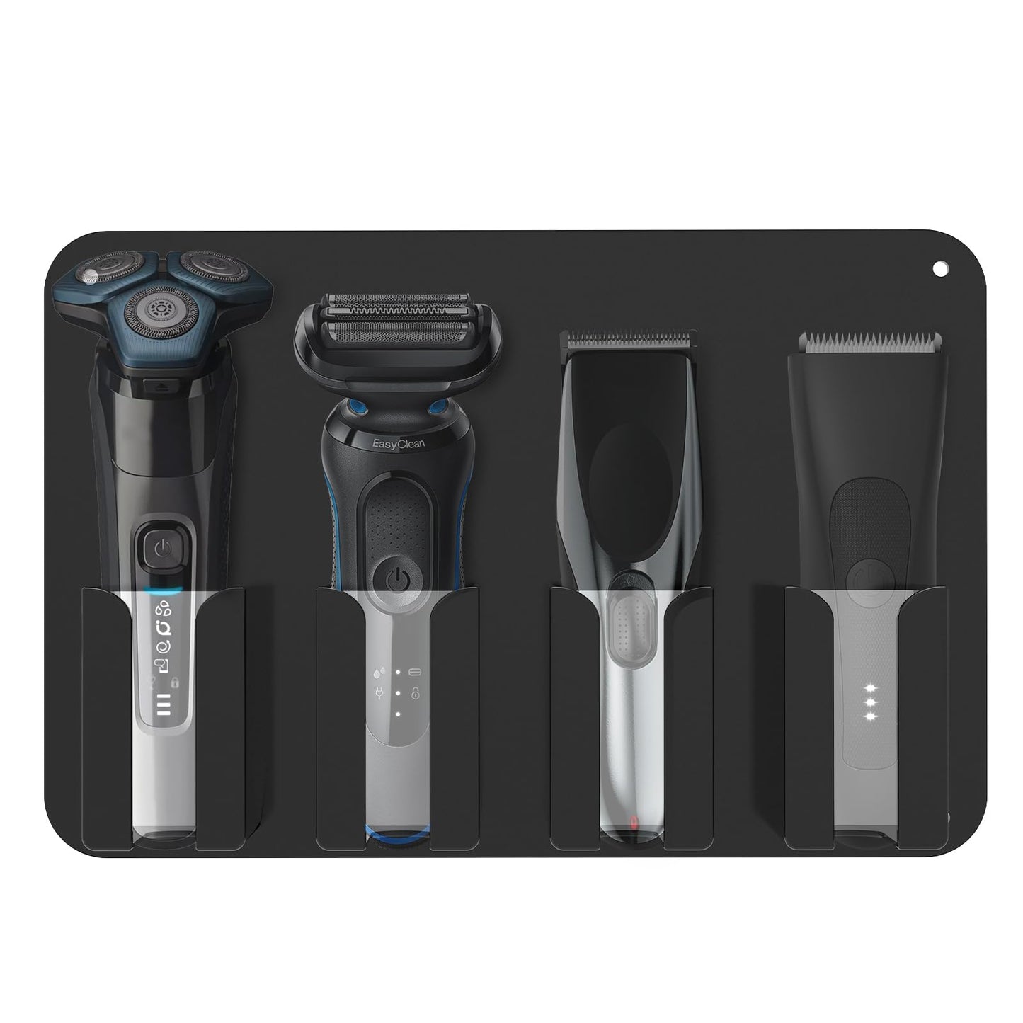 Linkidea Wall-Mounted Electric Shaver & Hair Clipper Holder, Organizer and Storage Stand Compatible with Philips Norelco 3600, 2400, Wahl 7063 (Black) Beauty and Personal Care Linkidea