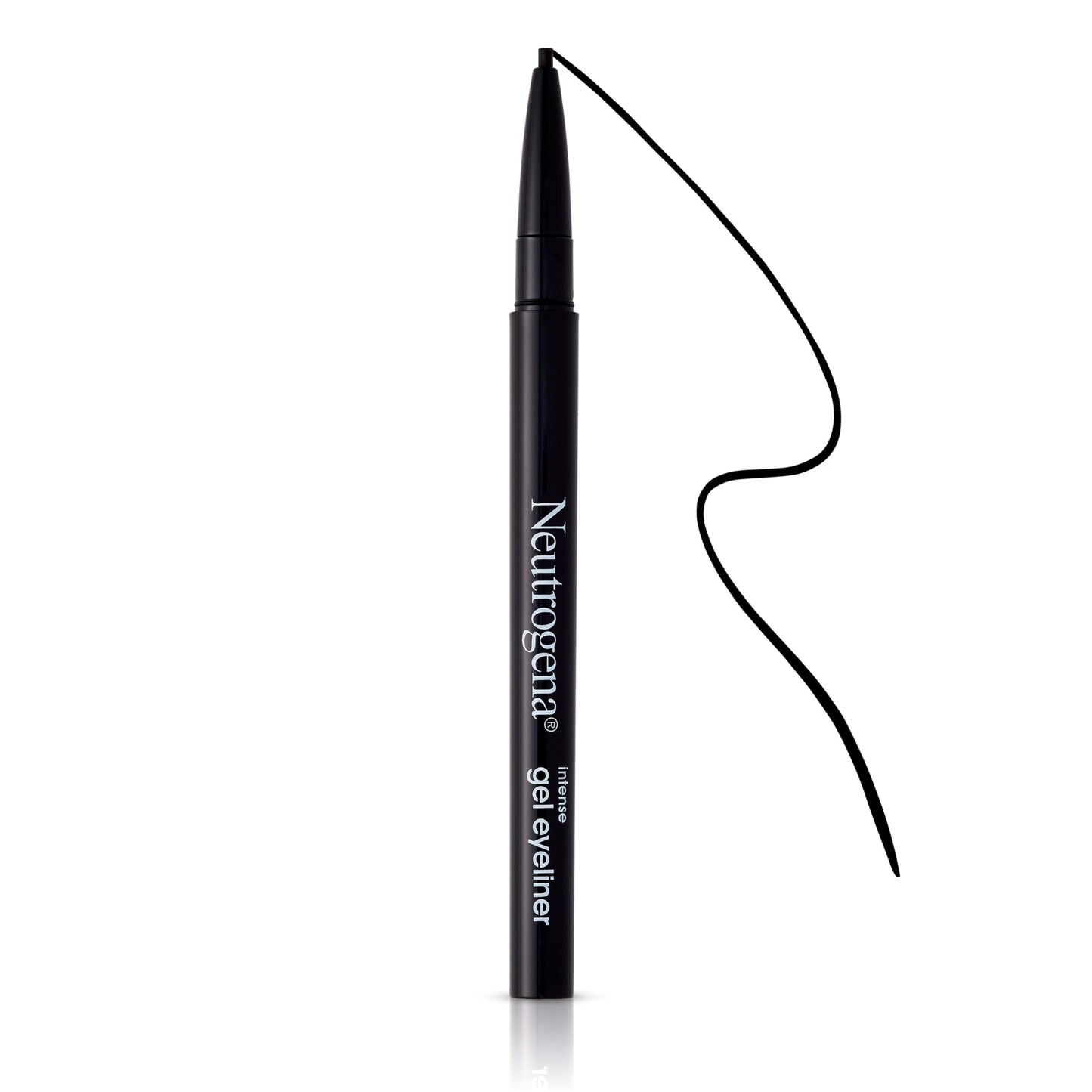 Neutrogena Intense Gel Eyeliner, Eye Makeup with Antioxidant Vitamin E, Bold Precision Eyeliner, Smudge- and Water-Resistant, Jet Black, 0.004 oz Beauty & Personal Care Neutrogena