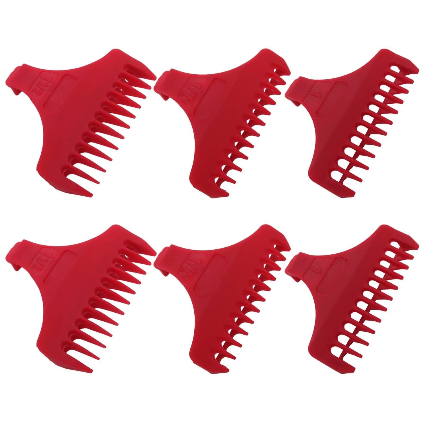 HaeKap Professional Wide Trimmer Guides Replacement Set Fit for Wah l T Blade Guides #3792 - Fits 5 Star Detailer #2215, 6x Cutting Guides Beauty and Personal Care HaeKap