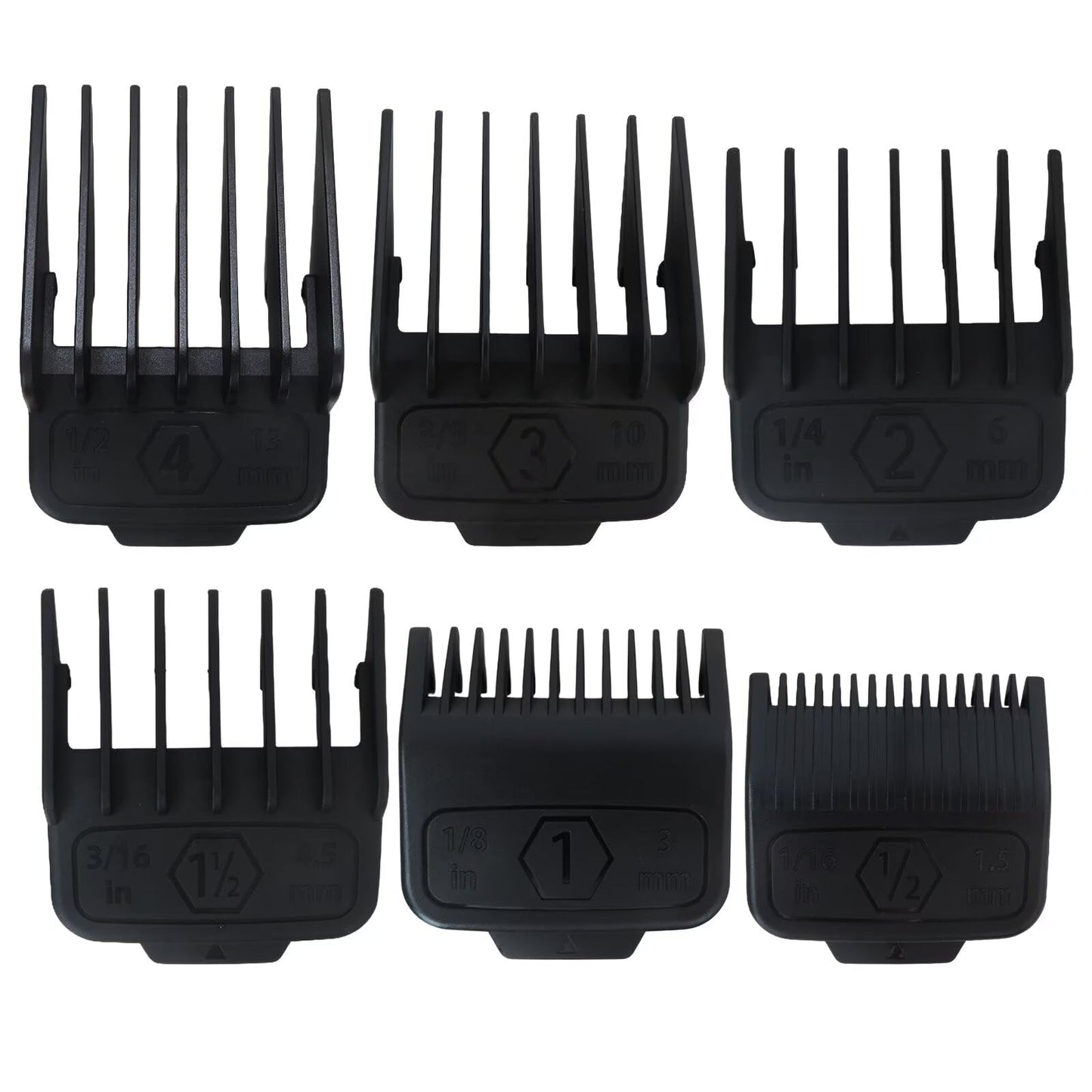 XSPANDER Magnetic Guards Hair Guides Replacement Set Fit for TPOB Slime2, Plastic Combs for Different Hair Cutting Lengths (Comb Sizes from 1.5mm Beauty and Personal Care XSPANDER