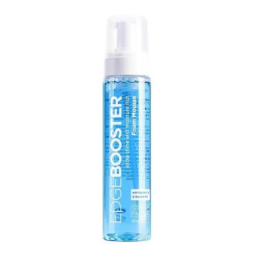 Style Factor EDGE BOOSTER Extra Shine & Moisture Rich Foam Mousse | Lightweight Styling for Curls, Waves, Braids & Locs | Volume & Shine | Beauty & Personal Care Style Factor