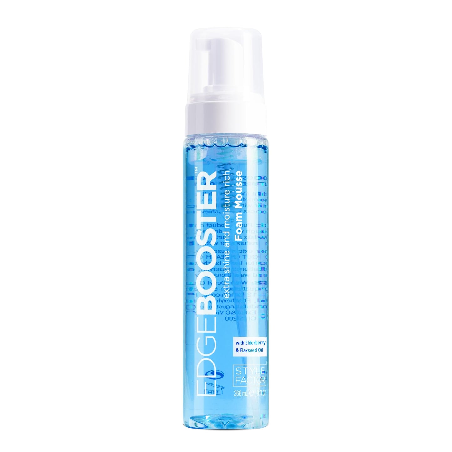 Style Factor EDGE BOOSTER Extra Shine & Moisture Rich Foam Mousse | Lightweight Styling for Curls, Waves, Braids & Locs | Volume & Shine | Beauty & Personal Care Style Factor