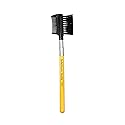 Bdellium Tools Professional Makeup Brush - Travel 722 Comb/Brow - Short Wooden Handle for Convenient Travel, For Groom, Smooth, and Prep Up (Yellow Beauty & Personal Care BDELLIUM TOOLS