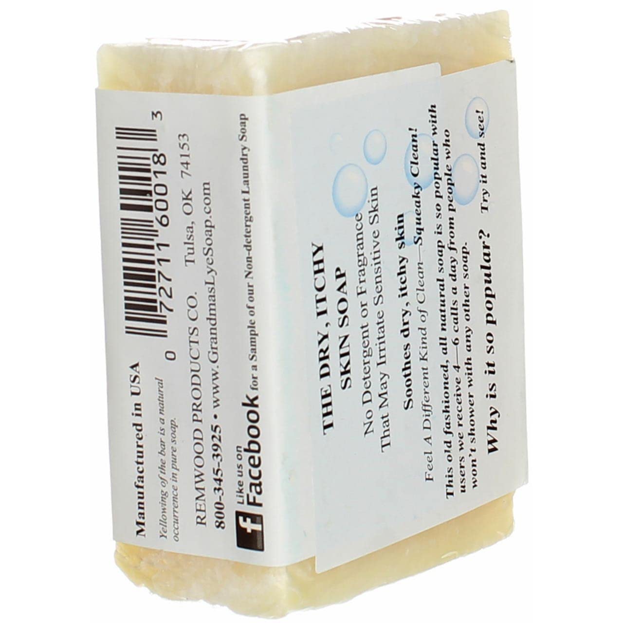 Remwood Products Co. 6Oz Pure Mild Lye Soap 60018 Personal Care Beauty & Personal Care Remwood