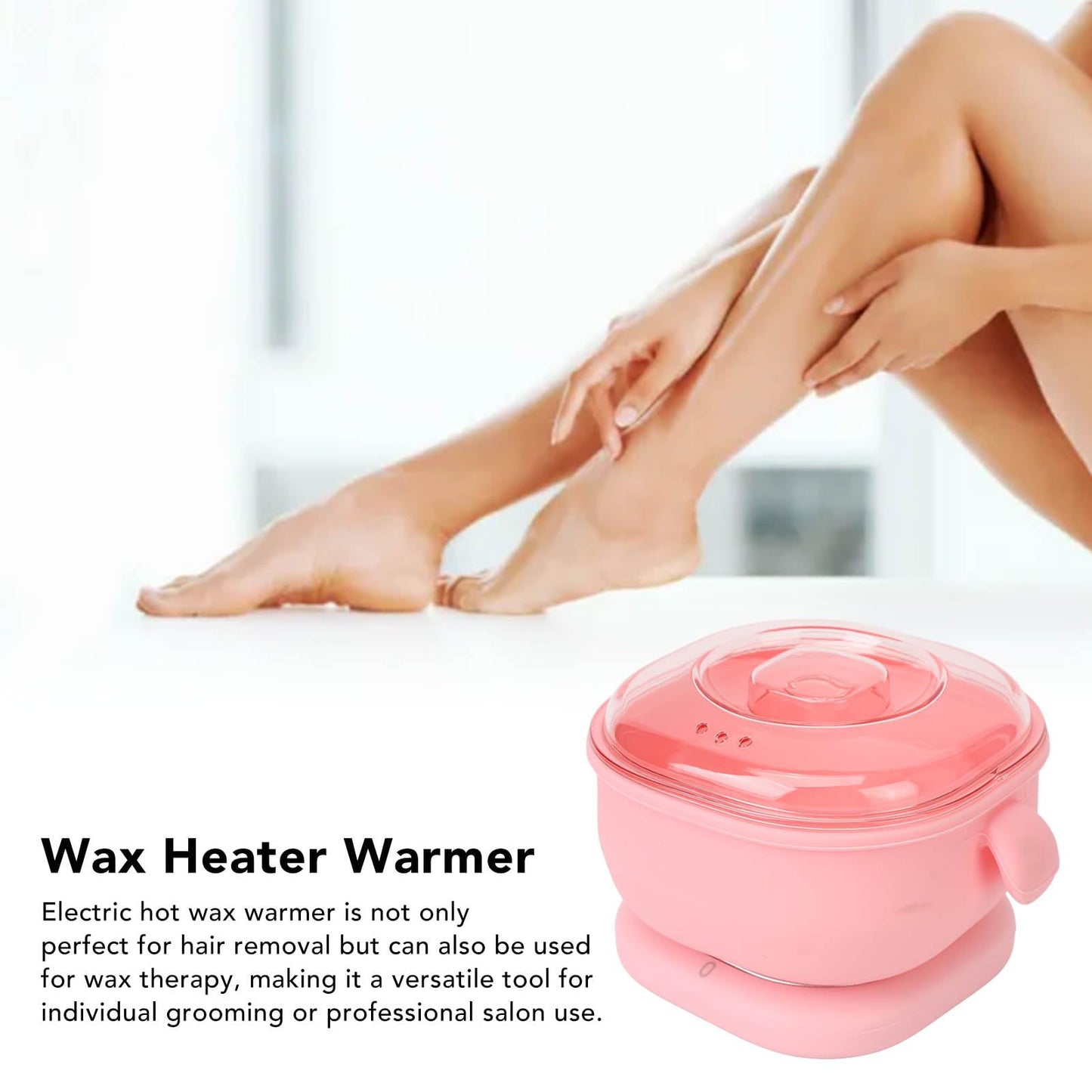 Ejoyous Wax Warmer for Hair Removal, Electric Hot Wax Warmer Machine, 400ml Silicone Pot Liner Wax Heater Hot Wax Warmer Pot for Efficient Hair Beauty and Personal Care Ejoyous