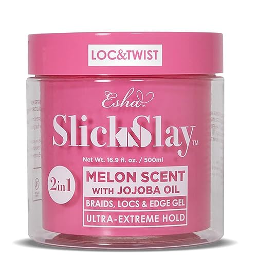 Esha Slick N Slay Braiding Gel (17 Oz., MELON) Beauty & Personal Care Esha
