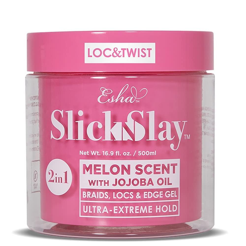 Esha Slick N Slay Braiding Gel (17 Oz., MELON) Beauty & Personal Care Esha