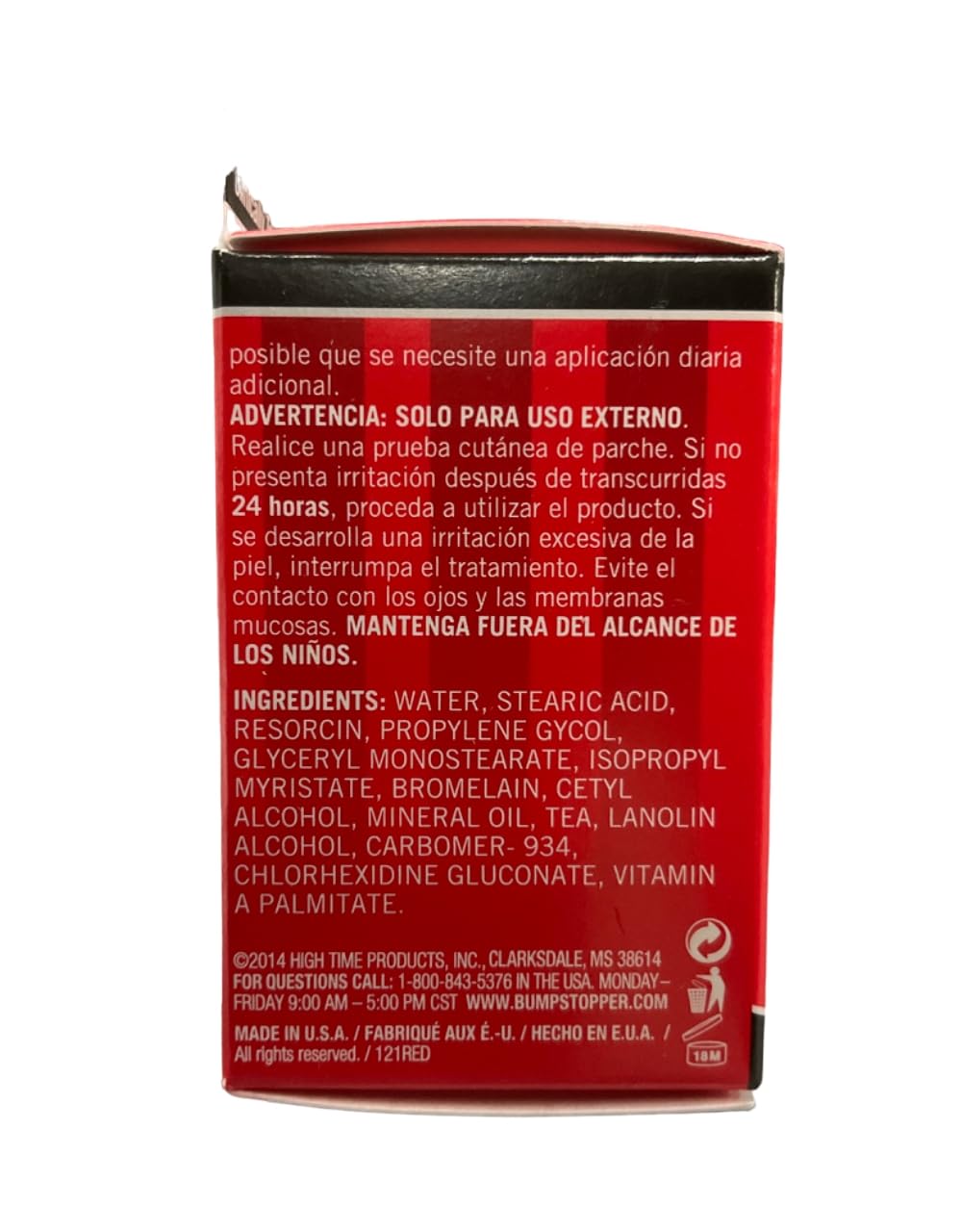 High Time Bump Stopper-2 Double Strength Razor Bump Treatment, 0.5 oz (Pack of 11) Beauty and Personal Care high time