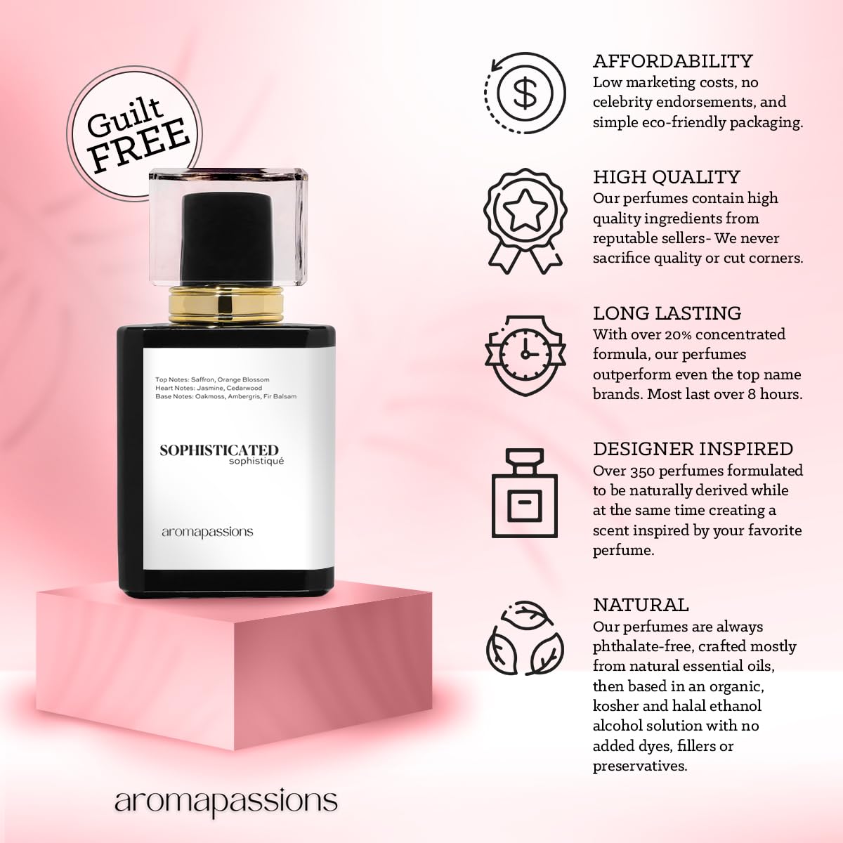 aromapassions ELEGENT | Inspired by TF BLACK ORCHD | Pheromone Perfume for Women | Extrait De Parfum | Long Lasting Dupe Clone Fragrance Oil| Perfume Beauty & Personal Care aromapassions