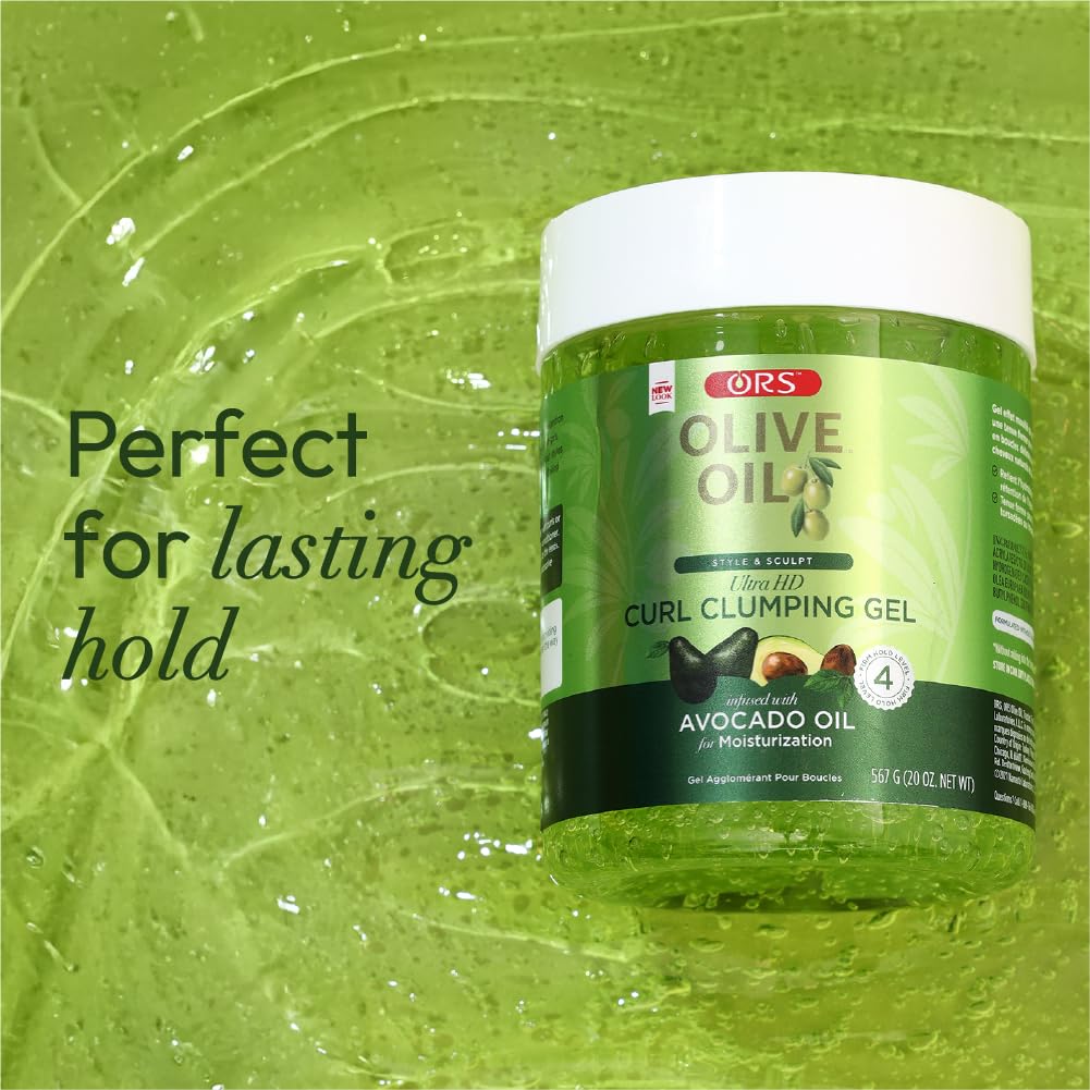 ORS Olive Oil Style & Sculpt Ultra HD Curl Clumping Gel with Avocado Oil for Moisturization 20 Ounces Beauty & Personal Care ORS