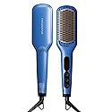 MEGAWISE Pro Ceramic Ionic Hair Straightener Brush for Home Salon | MCH Fast 20s Heating Tech with Auto-Off Safety | Anti-Scald with Universal Dual Beauty & Personal Care MEGAWISE