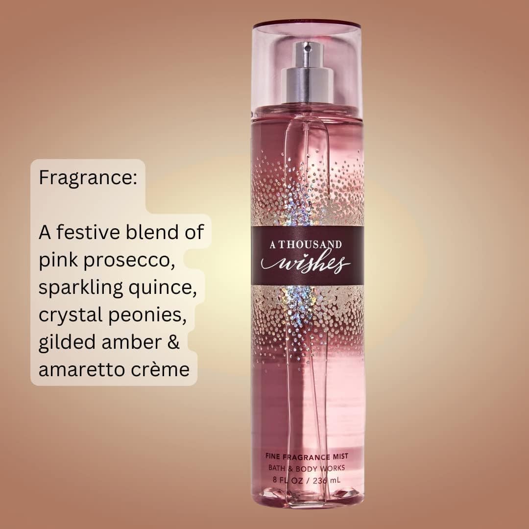Bath & Body Works A Thousand Wishes By Bath & Body Works for Women - 8 Oz Fine Fragrance Mist, 8 Oz Beauty & Personal Care Bath & Body Works