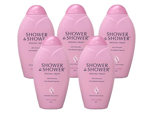 Shower to Shower Body Powder Original Fresh 13 oz (Pack of 5) Beauty & Personal Care Shower To Shower