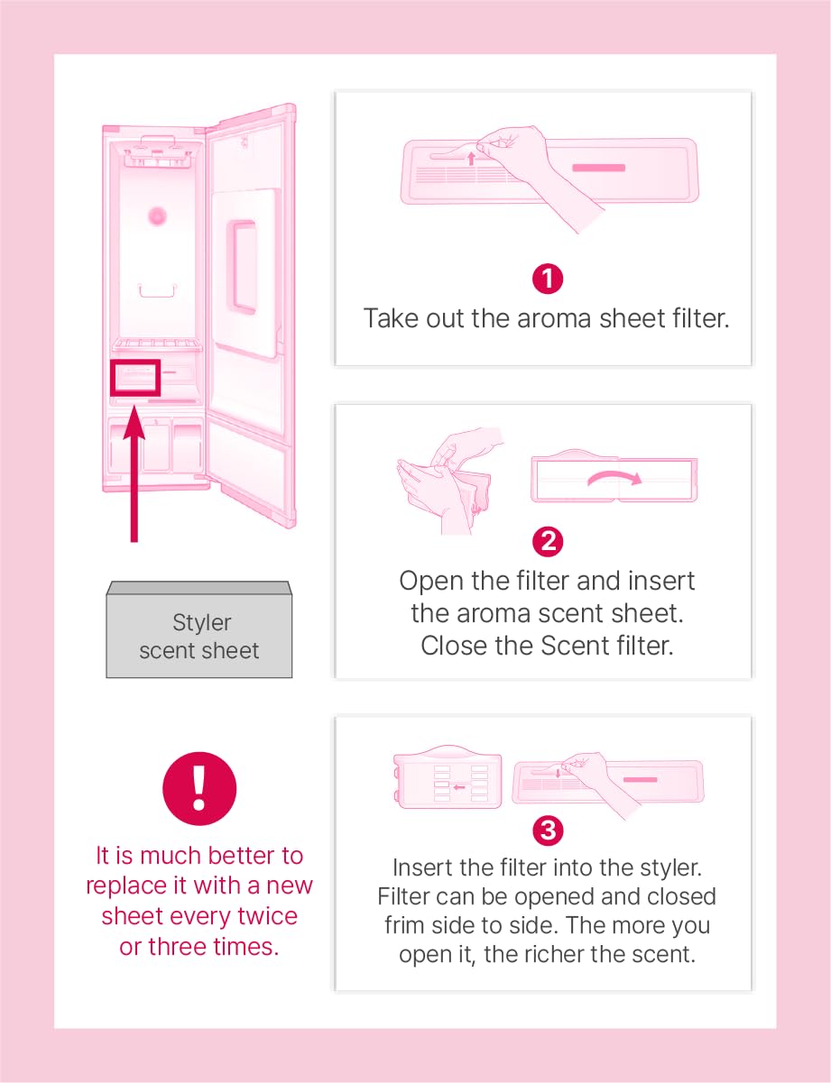 ADDY & PLUSY [Pack of 2] LE CHATELARD Styler Sheet Peony Bouquet (20 Sheets) Beauty & Personal Care ADDY & PLUSY