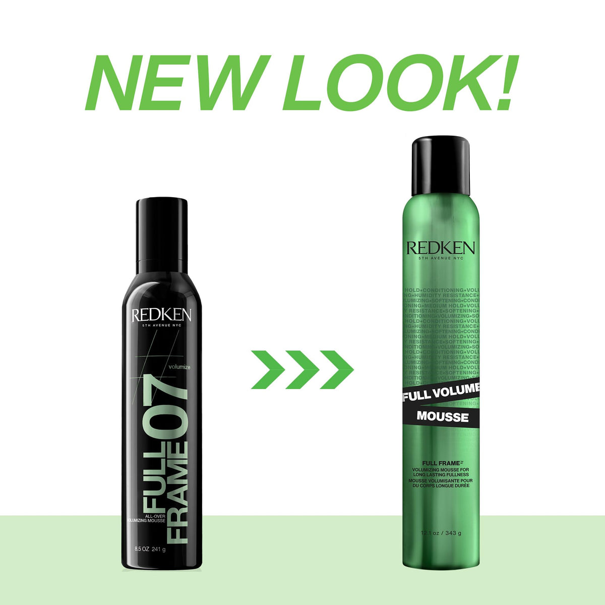 Redken Full Volume Hair Mousse - For All Hair Types, 12.1 Fl Oz