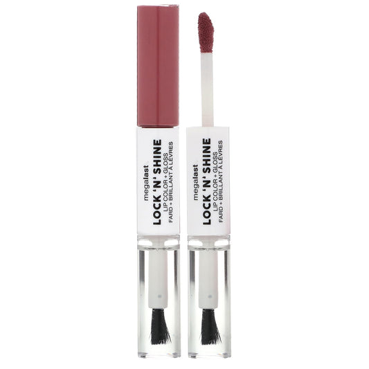 wet n wild Megalast Lock 'N' Shine Lip Color + Gloss Lipstick Pinky Promise Beauty & Personal Care wet n wild