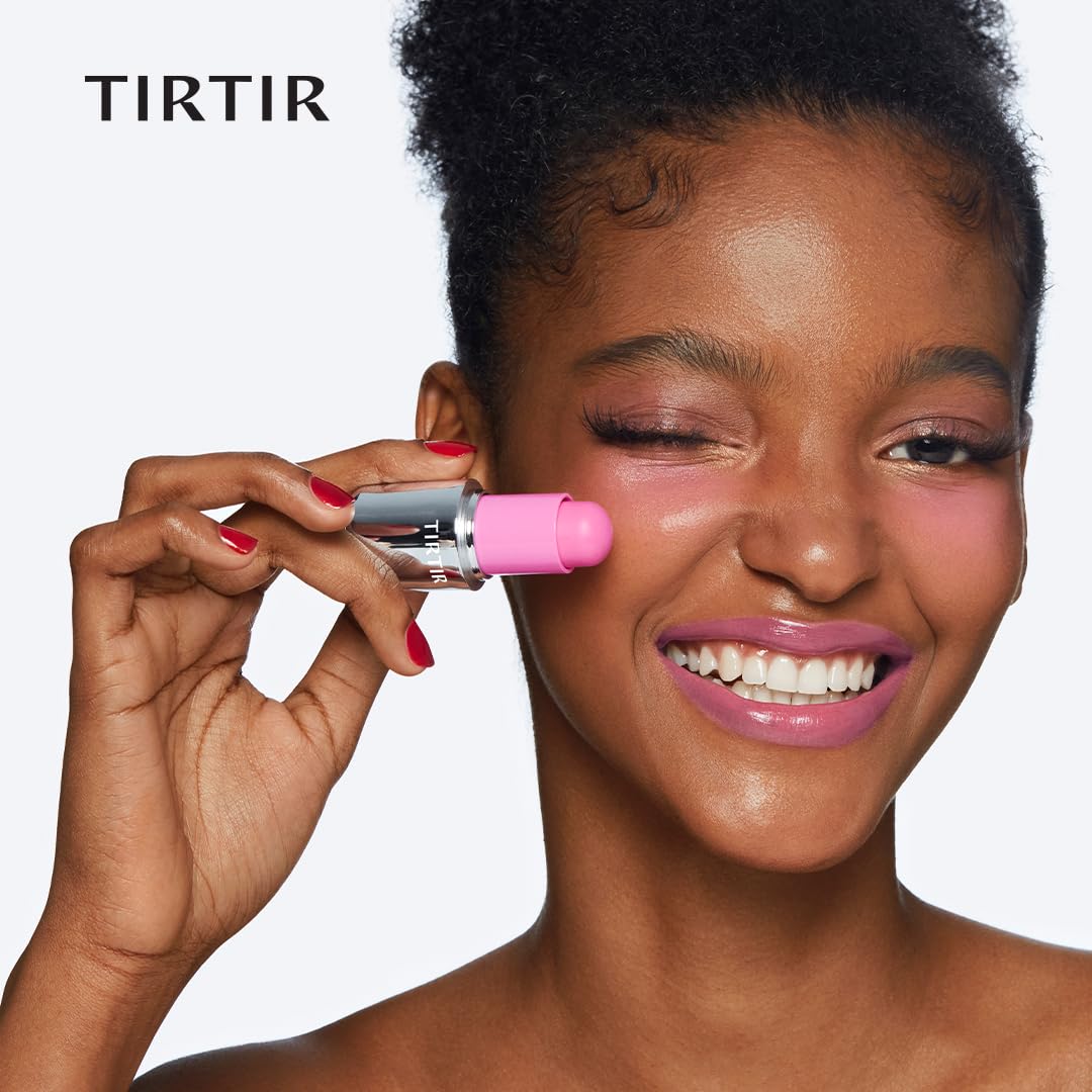 TIRTIR Mood Glider Lip & Blush Stick | Multi Use for Lip and Cheek with Creamy Buildable Texture and Natural Glow Color #02 Rose Drizzle, 0.13Oz Beauty and Personal Care TIRTIR