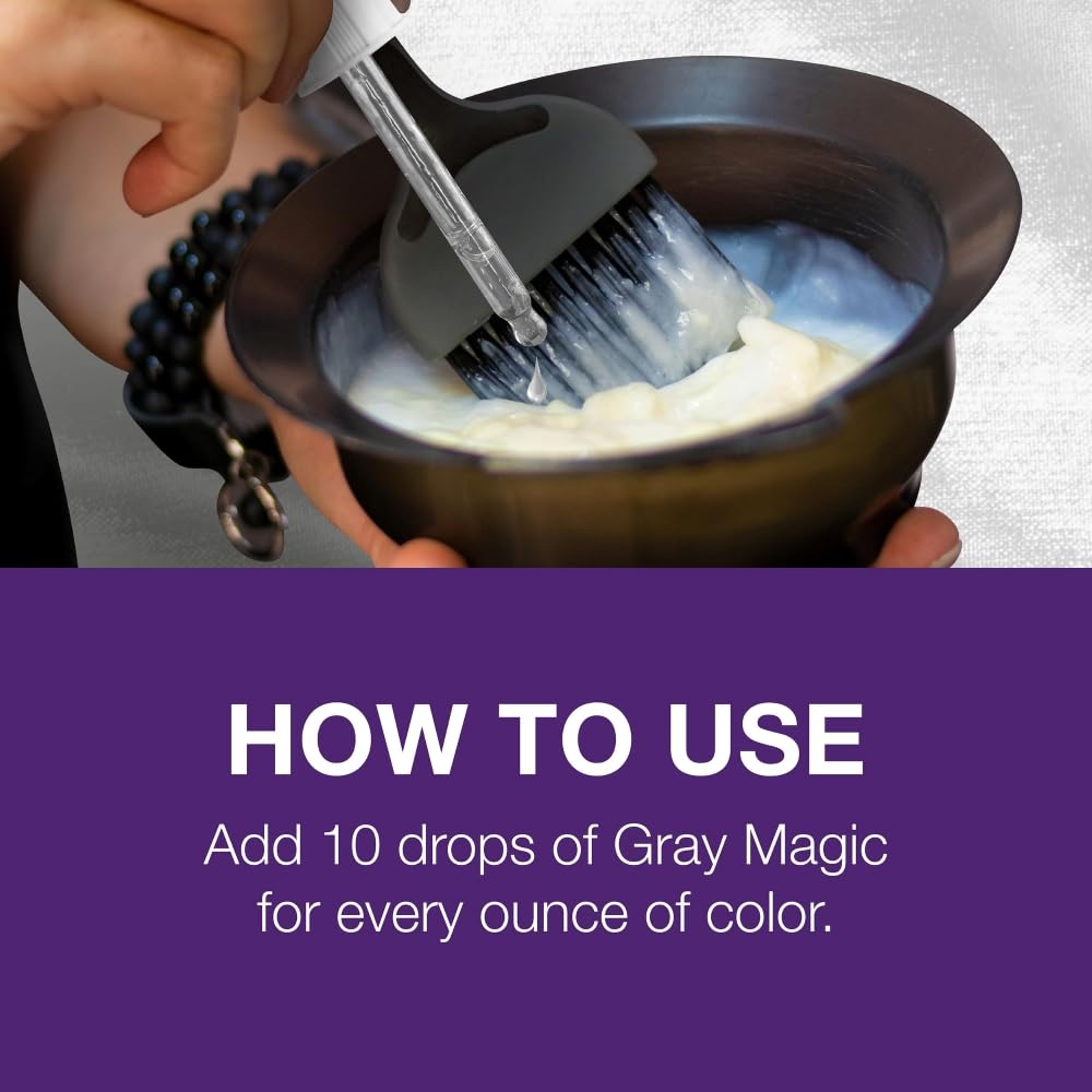 Ardell Gray Magic Hair Color Drops, Additive - Boosts Hair Color Penetration & Covers Gray Hair Completely, Enhanced Hair Dye Absorption, 0.25 oz Beauty & Personal Care Ardell