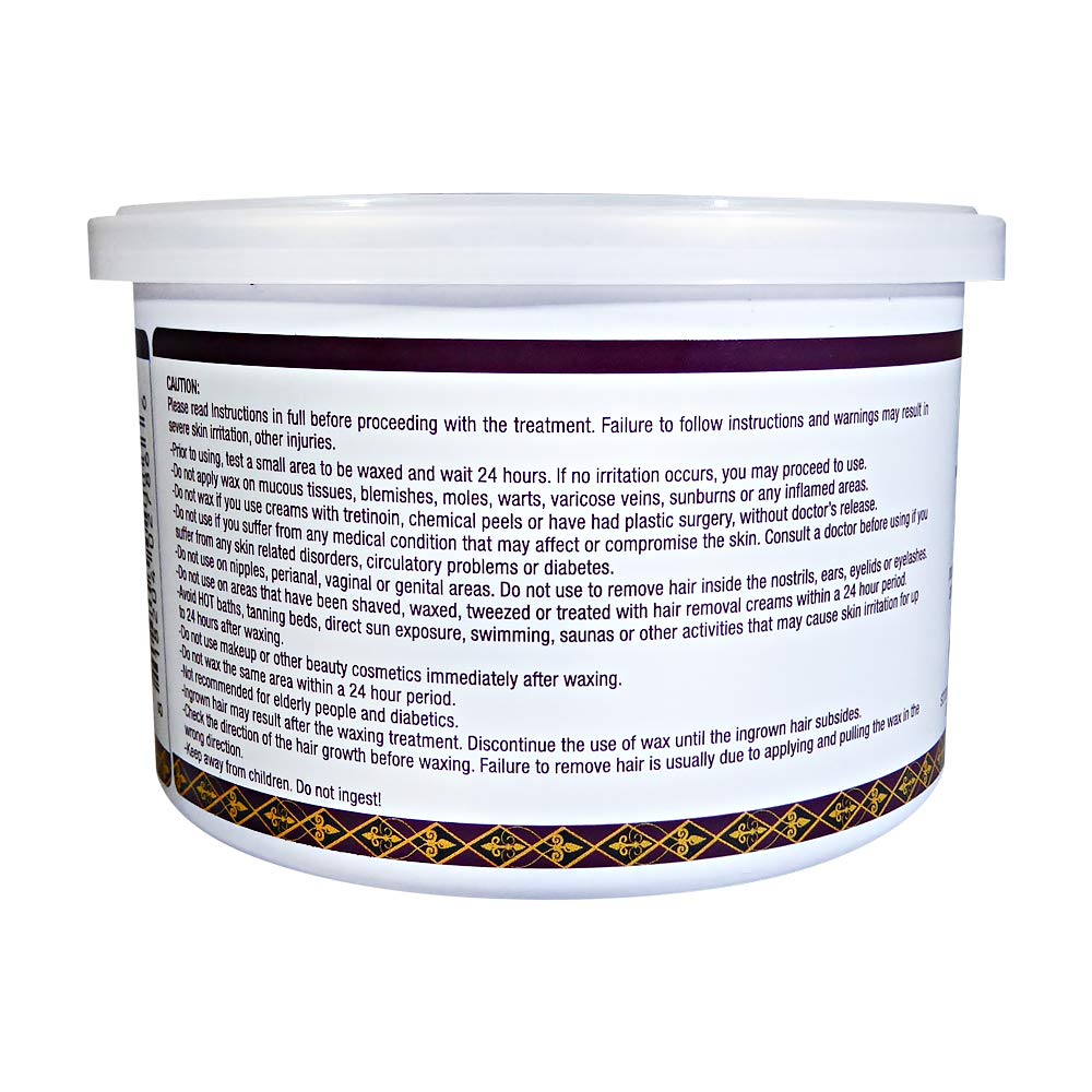 Waxness Italian Velvet Soft Wax Tin 14 oz (400 g) - Premium Synthetic Strip Wax for Full Body and Large Areas, Professional Use - Made in Italy Beauty and Personal Care Waxness