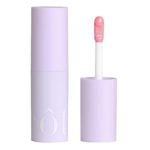 Cote Beauty's Peptide Lip Shine in Lyla, Ultra Hydrating & Long-Lasting Coral Plumping Lip Gloss for Women with Hyaluronic Acid, Shea Butter & Jojoba Beauty & Personal Care Cote Shop