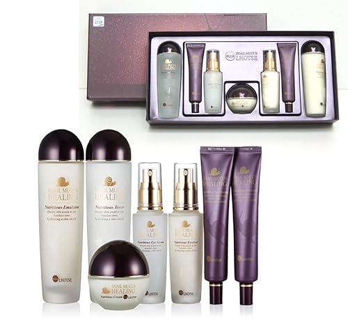 [ElleLhotse] Snail Mucus Nutritious Skin Care 7pcs/ Anti-wrinkle,Moisture/KOREA Beauty & Personal Care Elle Lhotse