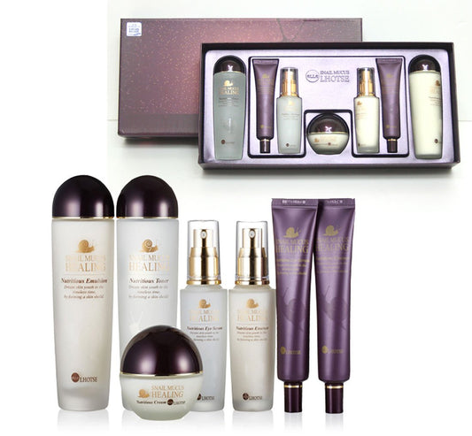 [ElleLhotse] Snail Mucus Nutritious Skin Care 7pcs/ Anti-wrinkle,Moisture/KOREA Beauty & Personal Care Elle Lhotse