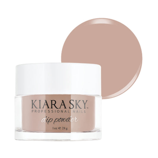 Kiara Sky Dip Powder - D583 Fun & Games - 1oz Nude Cream Nail Powder