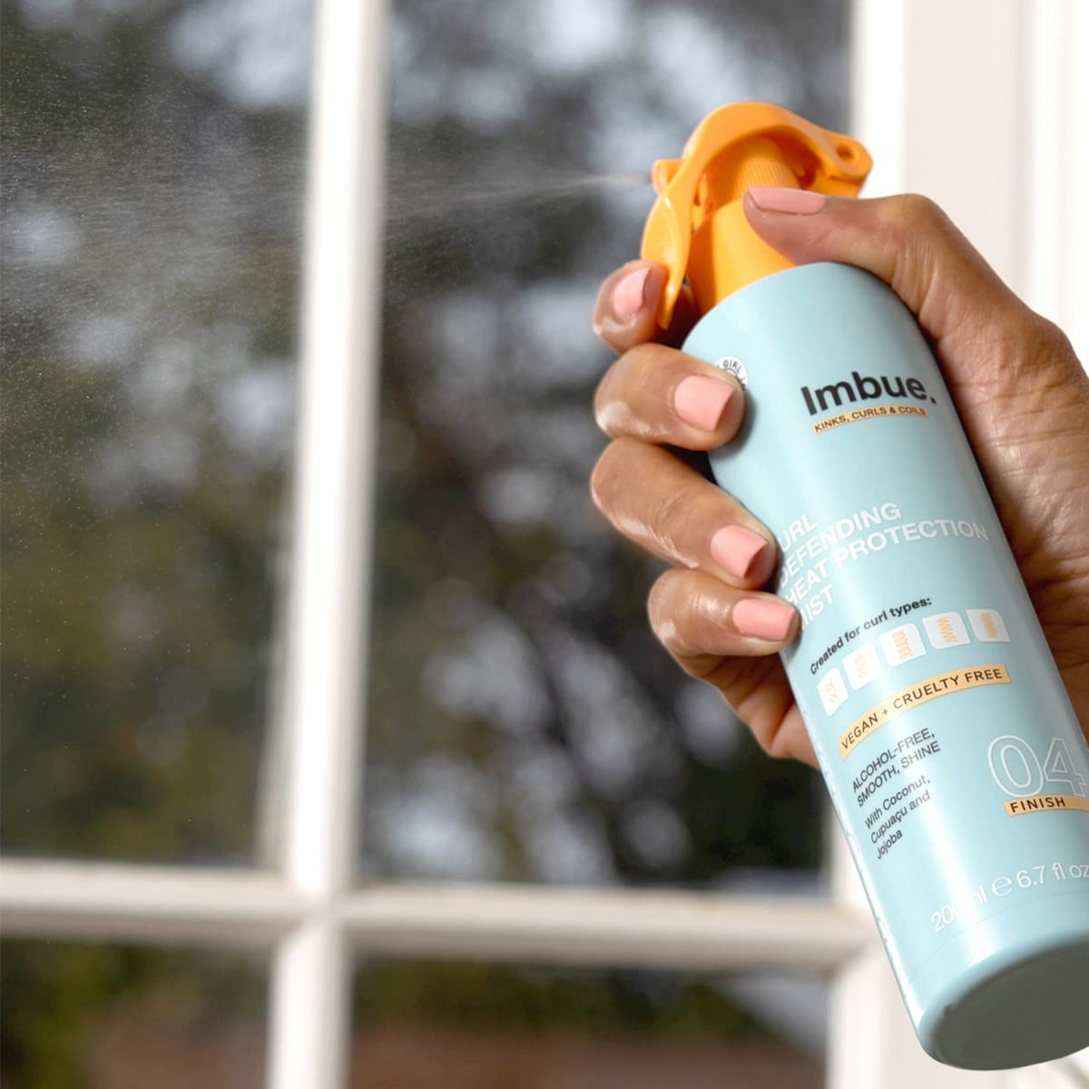 Imbue Heat Protection Spray Mist For Curly Hairs Thermal Protection Anti Humidity Spray Heat protectant- Vegan and Curly Girl Compliant 200 ML Paraben Beauty & Personal Care Imbue