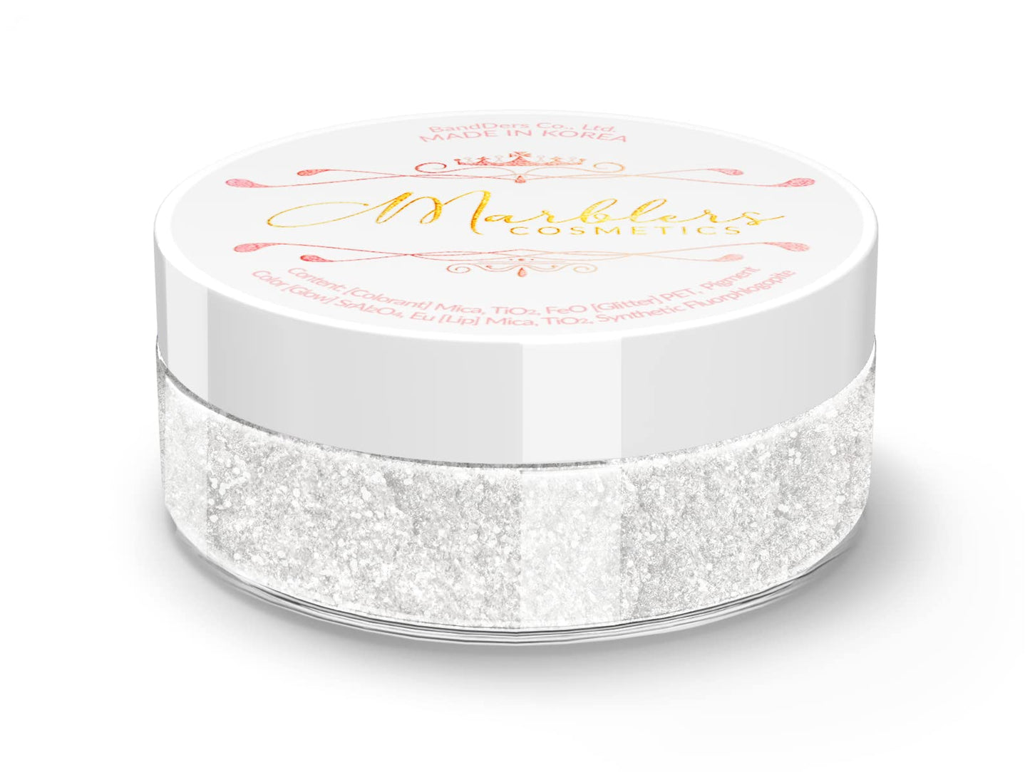 MARBLERS Chunky Natural Mica Powder [Luna Pearl] 0.11oz (3g) | Highly Pigmented | Non-Toxic, Vegan, Cruelty-Free | Eyeshadow, Body Butter, Nail Beauty & Personal Care MARBLERS