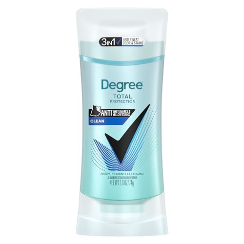Degree Antiperspirant for Women Protects from Deodorant Stains Pure Clean Deodorant for Women 2.6 oz Beauty and Personal Care Degree