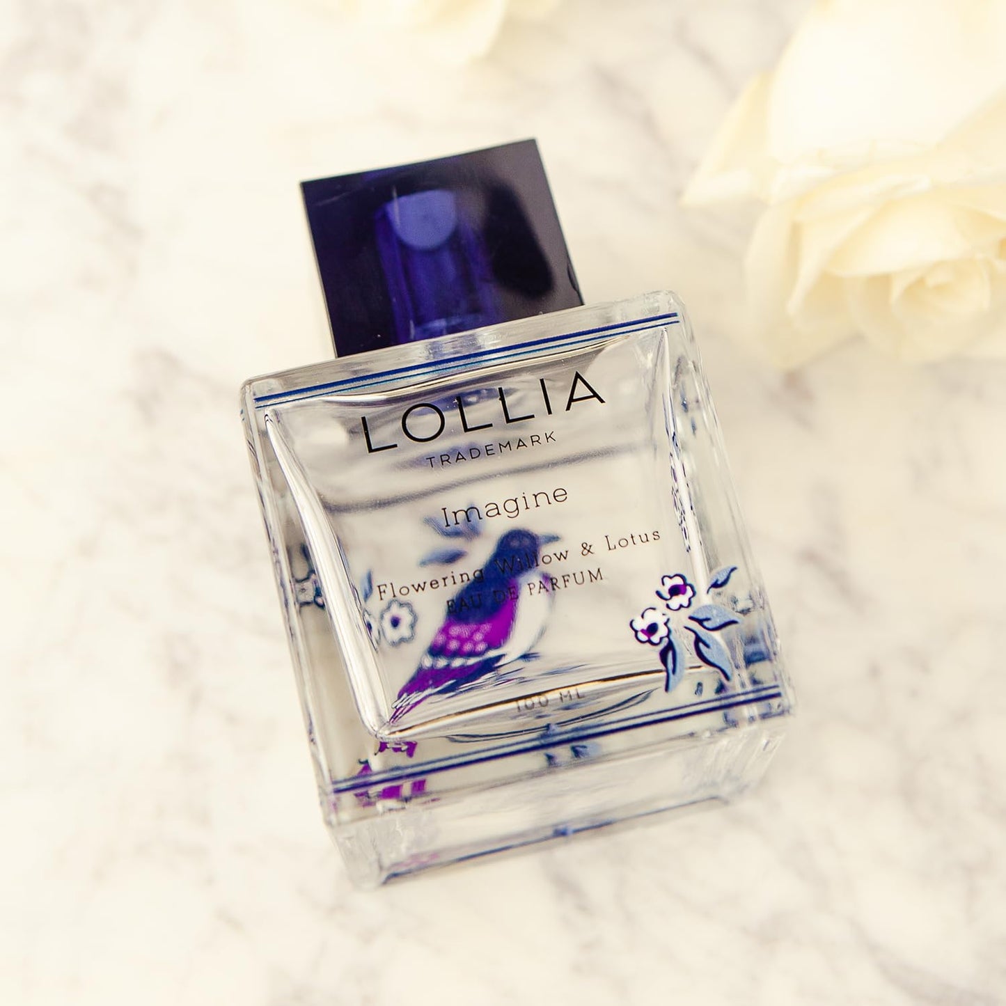 LOLLIA Imagine Eau de Parfum, 3.4 fl. oz. - Flowering Willow & Lotus - Beautifully Captivating Perfume, Women’s Perfume, Eau de Parfum Spray for Beauty & Personal Care LOLLIA