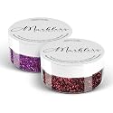 MARBLERS Twinkle Face & Body Glitter Duo [Sangria & Holo Magenta] 0.36oz (10g) | Non-Toxic | Cruelty-Free | Eyeshadow, Nail Polish, Nail Art | Beauty & Personal Care MARBLERS