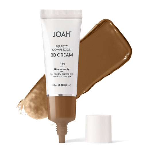 JOAH Beauty Perfect Complexion BB Cream with Hyaluronic Acid and Niaciminade,Korean Makeup with Medium Buildable Coverage,Evens Skin