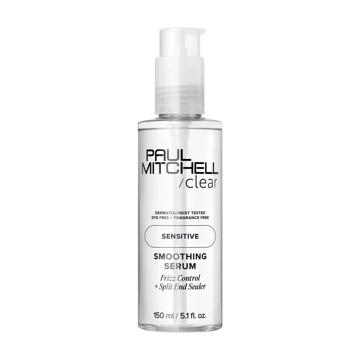 Paul Mitchell Clear Smoothing Serum, Blowout Primer, Fragrance Free, For Sensitive Scalp + Skin, 5.1 fl. oz Beauty & Personal Care Paul Mitchell