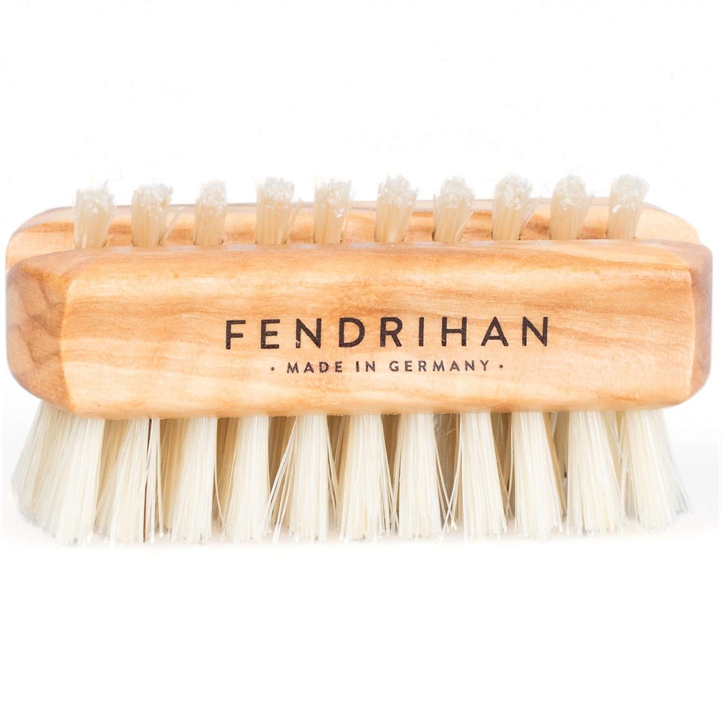 Fendrihan Travel Size Dual Sided Olivewood Nail and Hand Brush with Natural Boar Bristles 2.3" (Made in Germany) Beauty & Personal Care Fendrihan