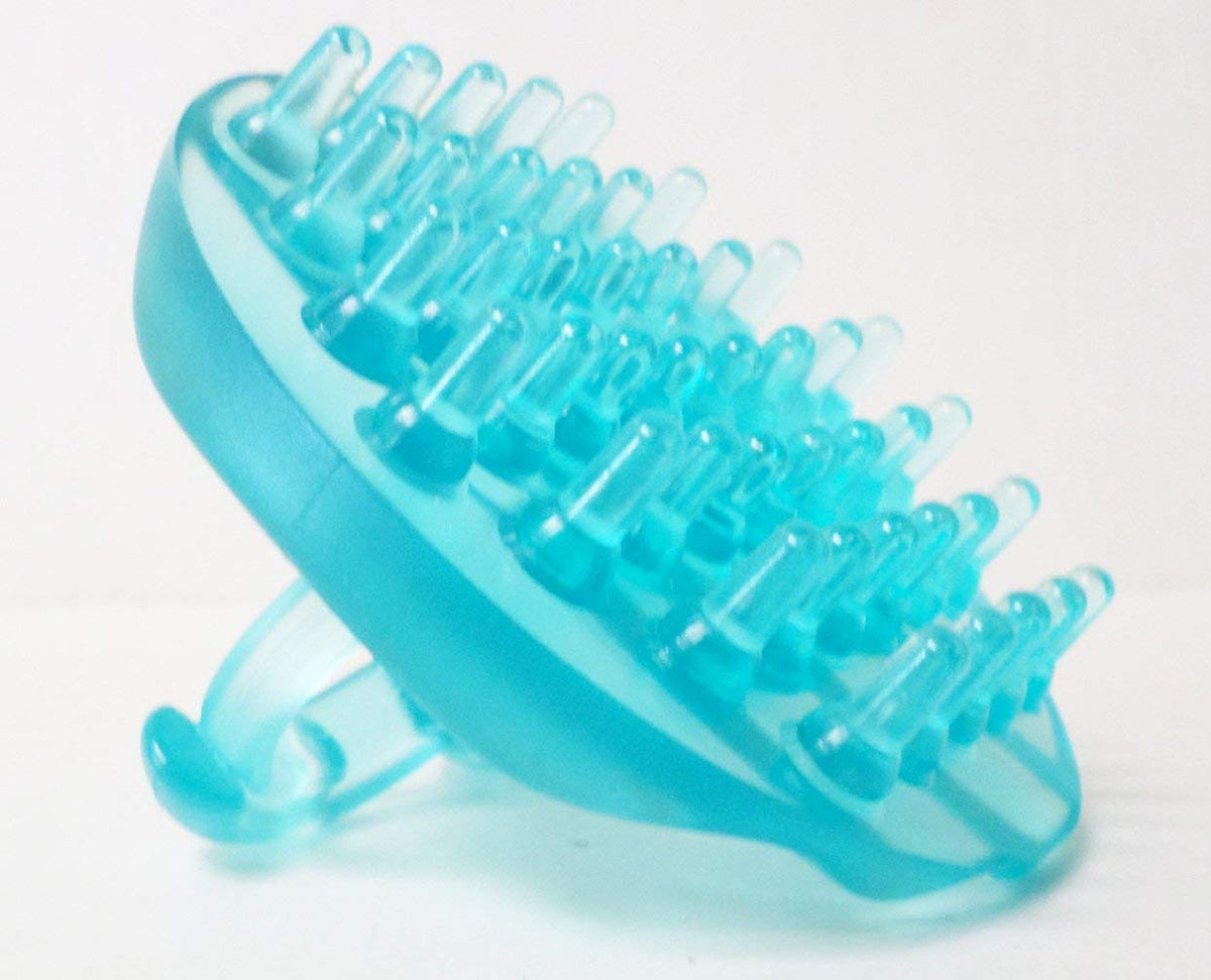 body & sole Shampoo and Scalp Toning Brush (1 Gray & 1 Aqua)