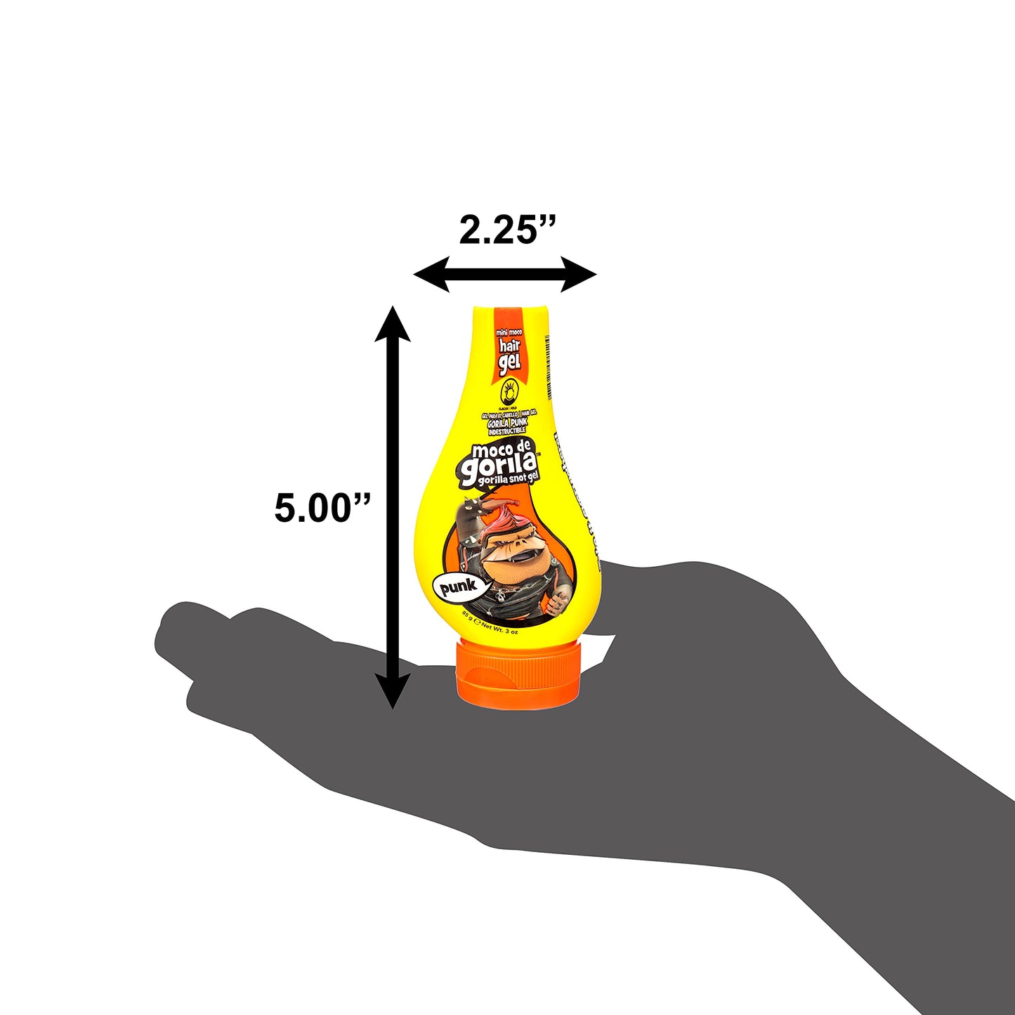 Moco de Gorila Gorilla Snot Hair Gel, Mini Punk Travel Size 3 oz (85g) Beauty & Personal Care Dorzu