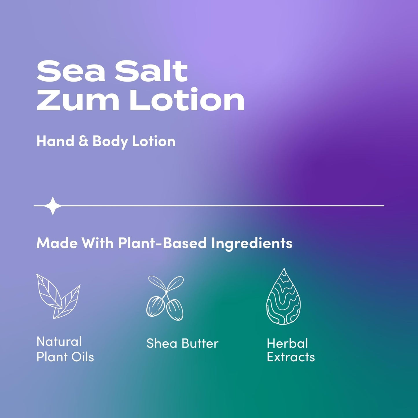 Zum Hand and Body Lotion - Sea Salt - 6 fl oz Beauty & Personal Care Zum