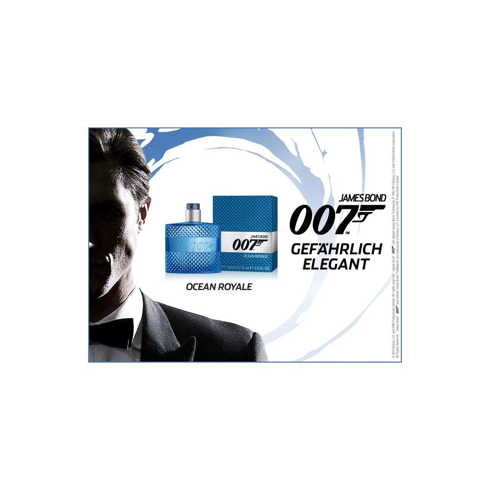 JAMES BOND 007 EDT Spray for Men, Ocean Royale, 1 Ounce Beauty & Personal Care James Bond