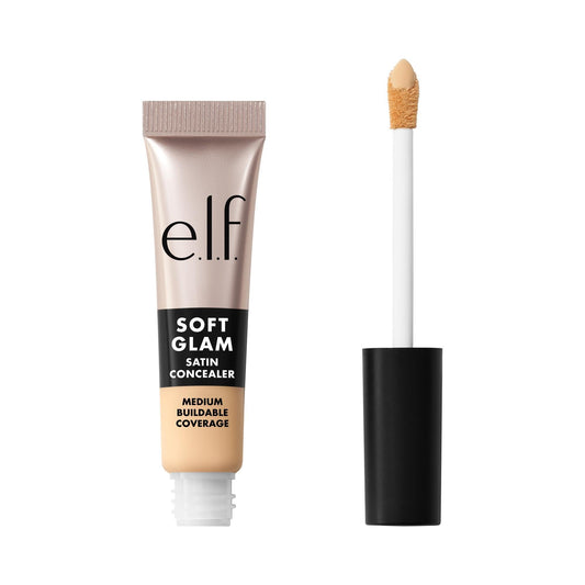 e.l.f. Soft Glam Satin Concealer, Medium Coverage For Blemishes & Under-Eye, Crease-Resistant, Long Lasting, Vegan , 15 Fair Warm Beauty & Personal Care e.l.f.